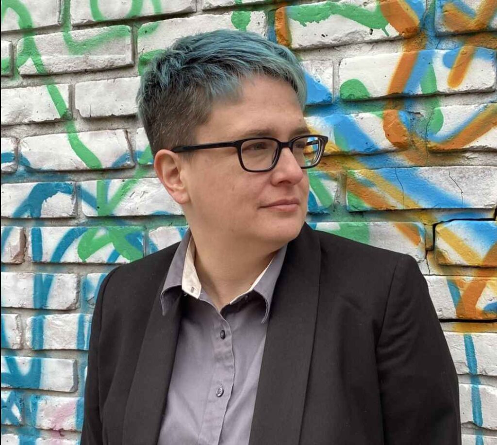 Photo of author Bethany Jacobs, by Mary Ganster, 2023.