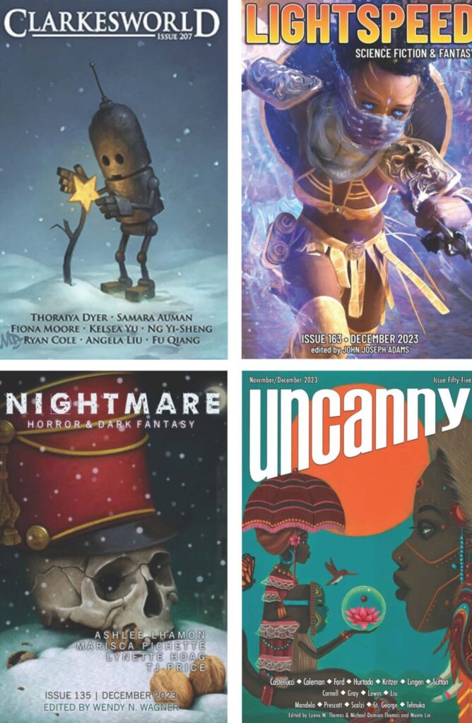 December Magazine Covers for Cameron's column