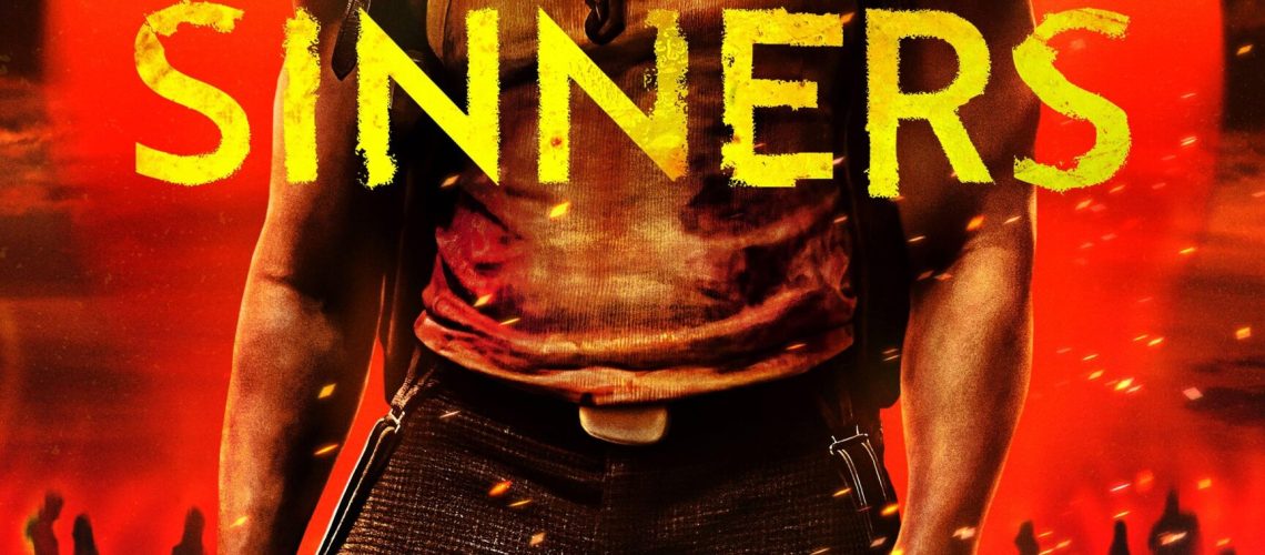 Sinners movie poster featuring Michael B Jordan