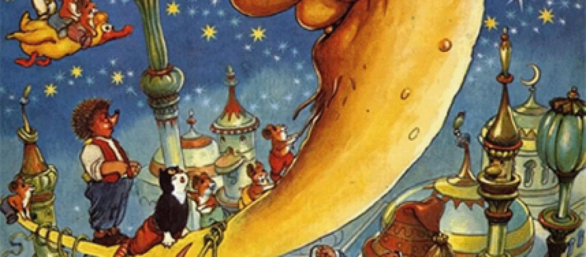 Mecki-auf-dem-Mond