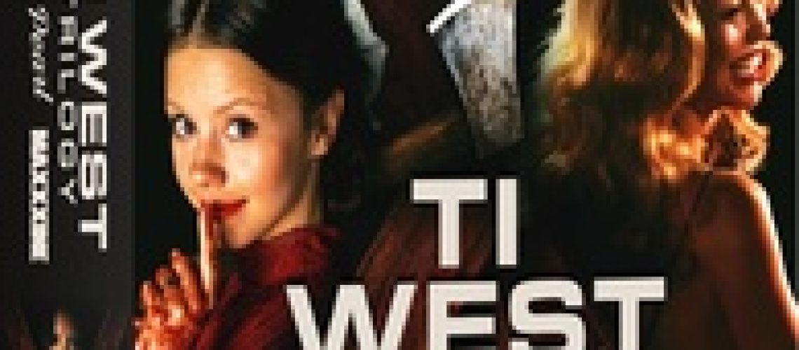 Ti West Trilogy Blu-Ray Box Set, with X, Pearl, and Maxxxine.