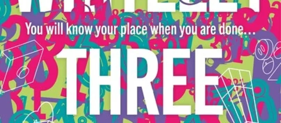 Cover of Three Eight One by Aliya Whiteley. Tag: "You will know your place when you are done."